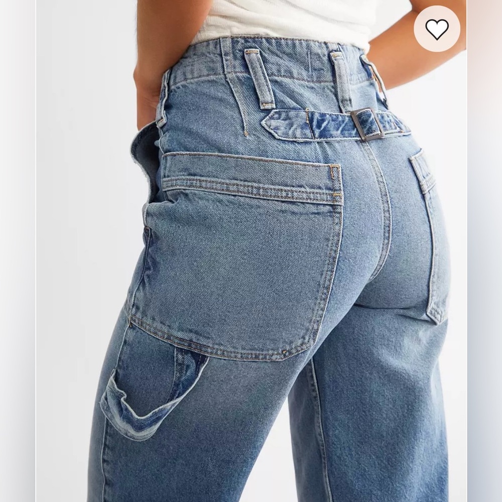 Free People Major Leagues Mid Rise Cuffed Cropped Jean - Picture 6 of 10